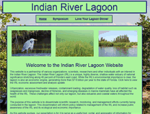 Tablet Screenshot of indianriverlagoon.org